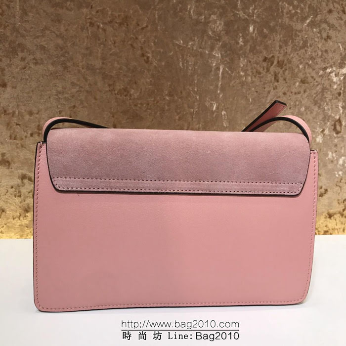 Chloe克洛伊 海外原單 Faye bag 牛皮拼麂皮 單肩斜挎包  ypk1151